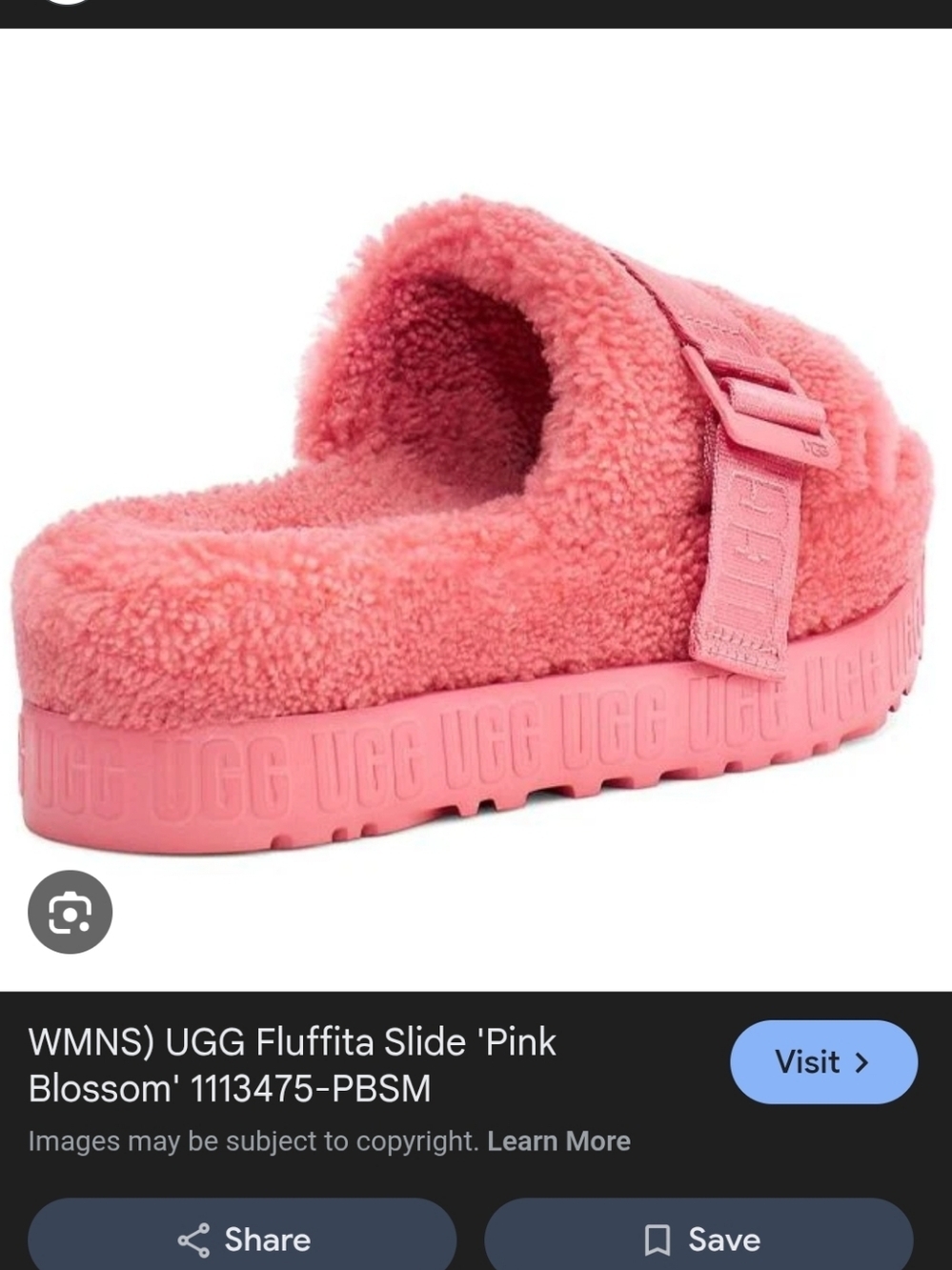 UGG Fluffita Slide - Pink Blossom